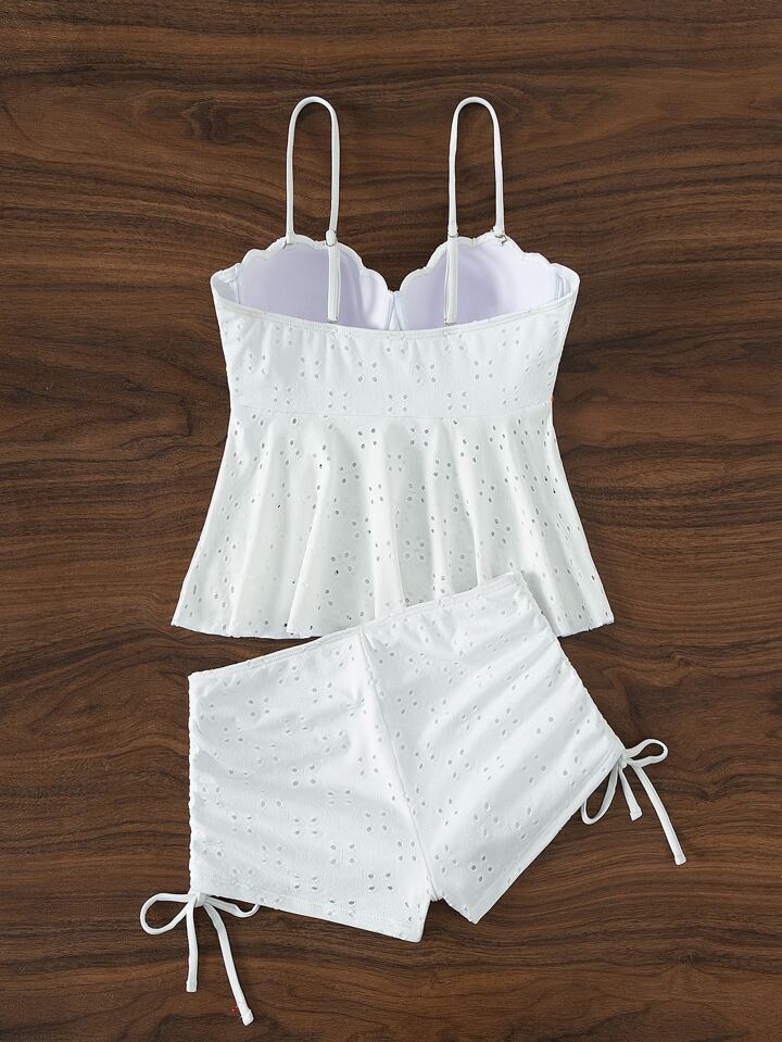 Stella Scallop Swimsuit Set