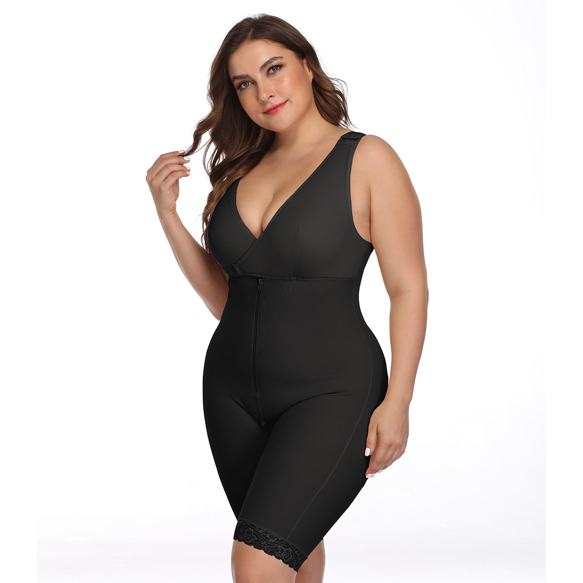 One-piece waist and butt tight shapewear