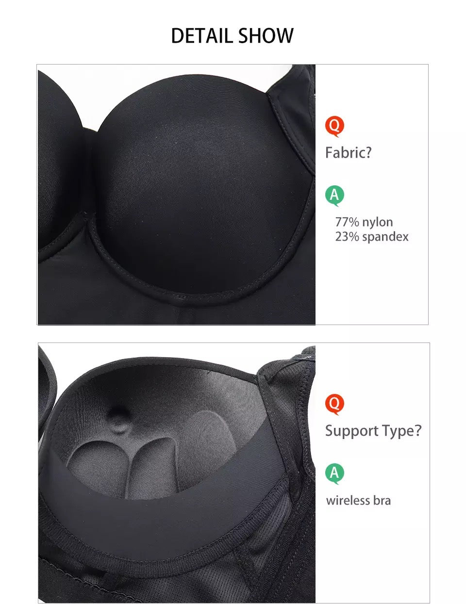 Lindi Full Back Coverage Deep Cup Bra