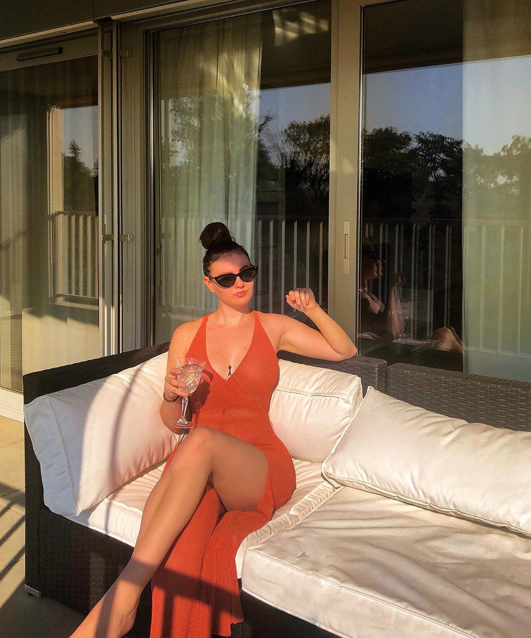 Sasha Cover Up Orange