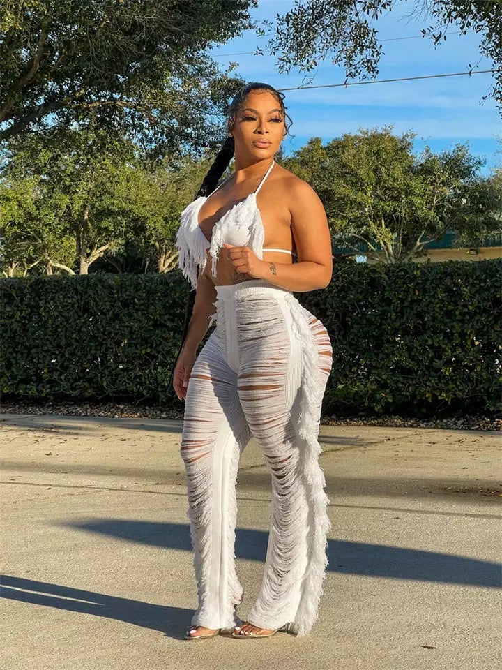 Gisele Fringe Two Piece Set