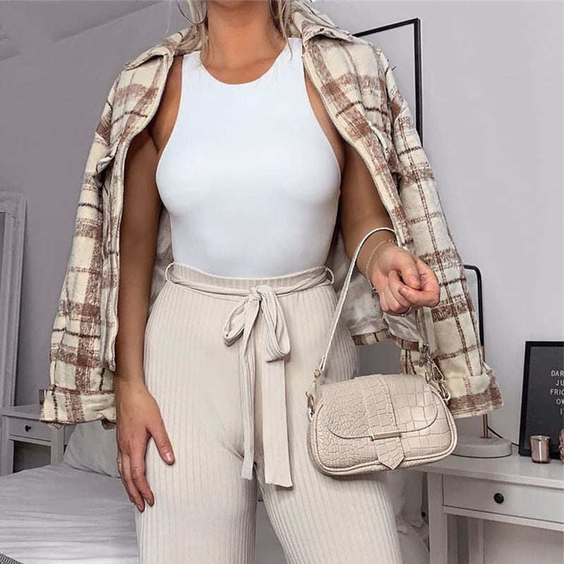 Pretty High Neck Flexi Bodysuit