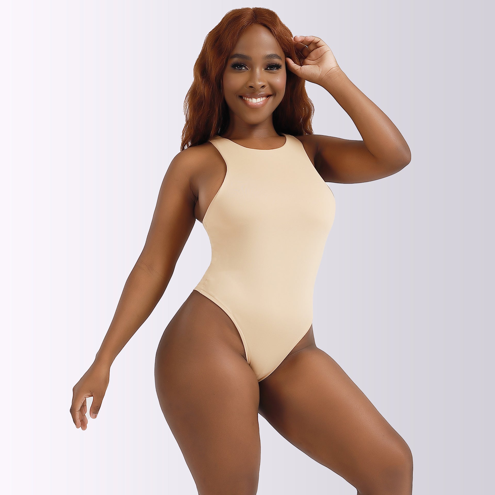 Pretty High Neck Flexi Bodysuit
