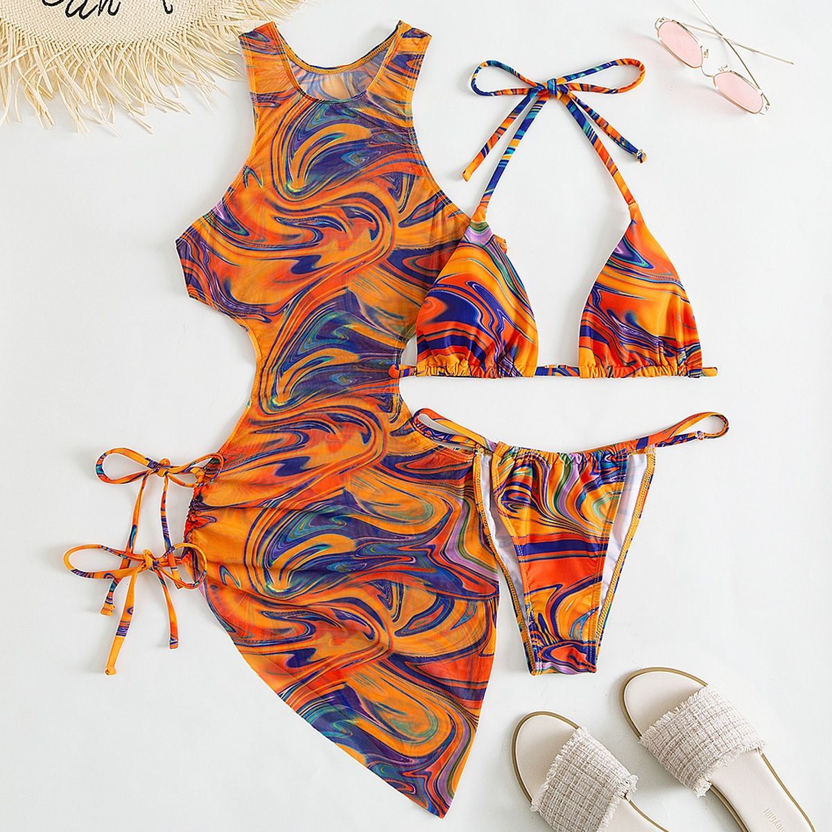 Carmen Three Piece Swimsuit