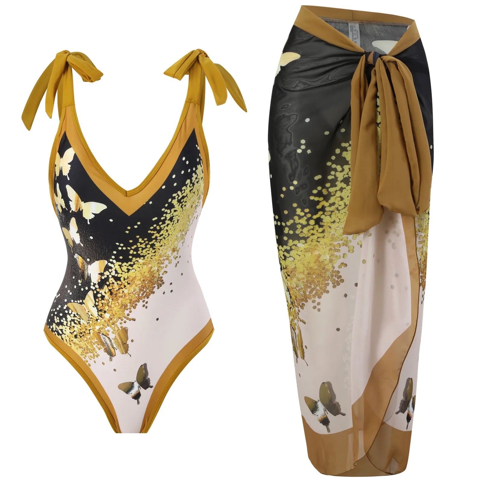Gavaza Two Piece Swimsuit Set