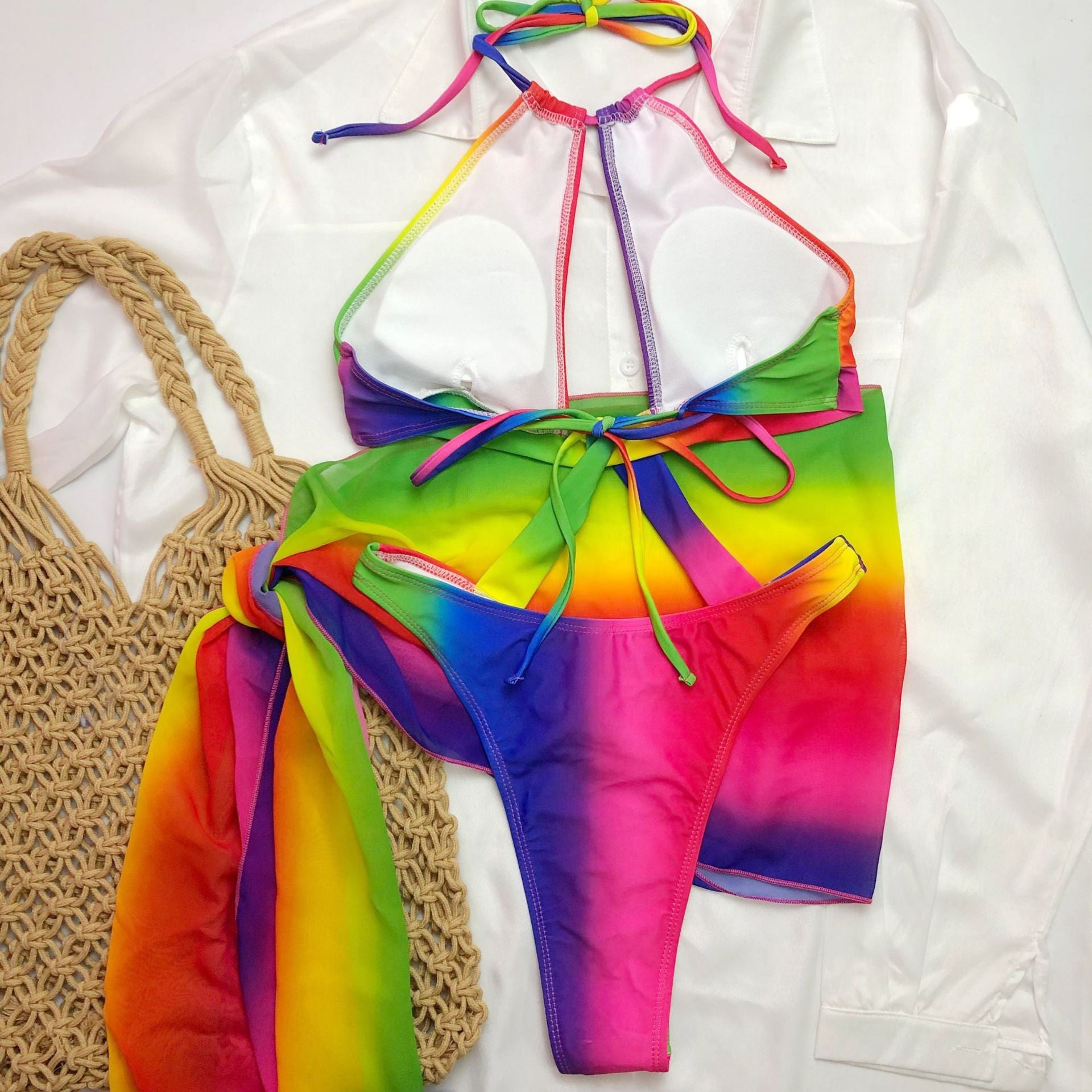 RainbowTwo Piece Swimsuit