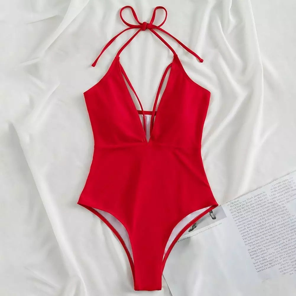 Tivi One Piece Swimsuit Red