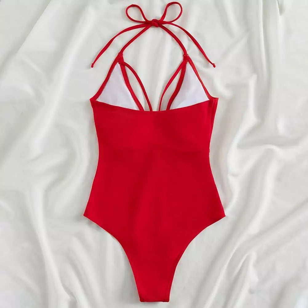 Tivi One Piece Swimsuit Red