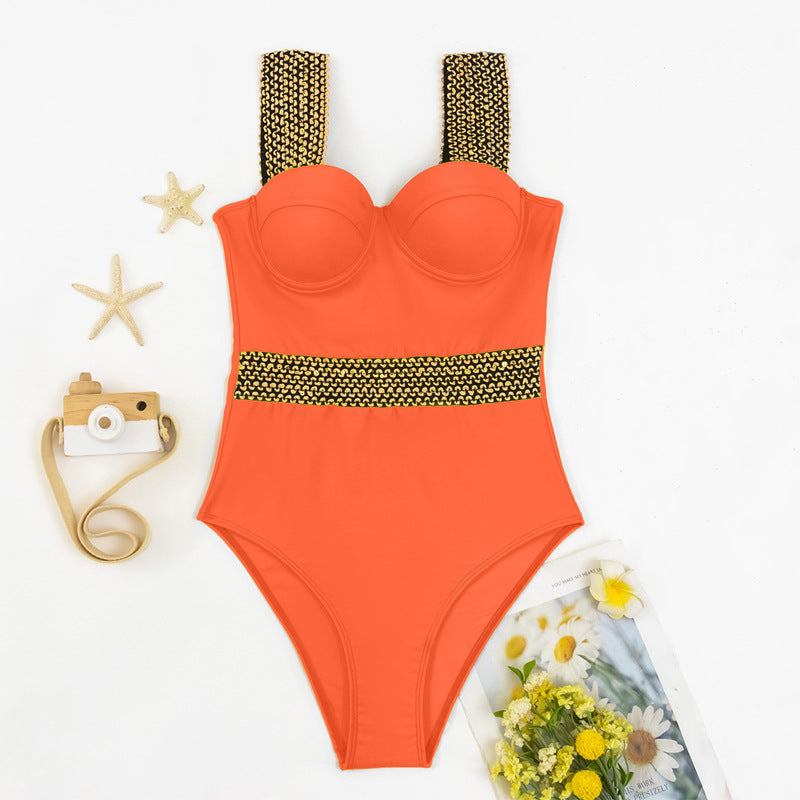 Taytum One Piece Swimsuit Orange
